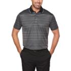 Pga Tour Easy Care Short Sleeve Pattern Doubleknit Polo Shirt