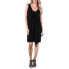 24/7 Comfort Apparel Drape Front Shift Dress