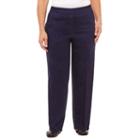 Alfred Dunner Montego Bay Denim Slim Pant- Plus