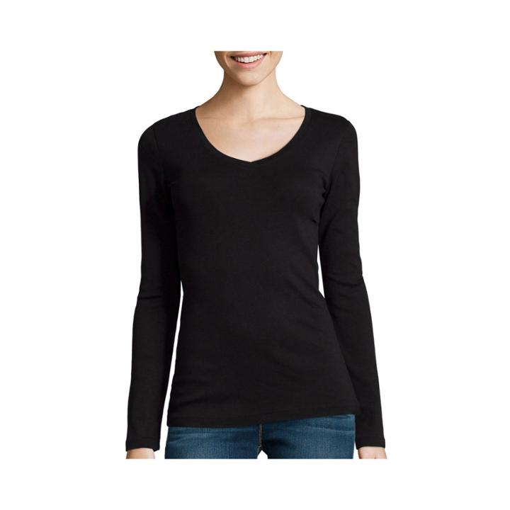 Stylus™ Long-sleeve V-neck T-shirt