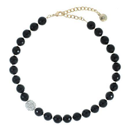 Rox By Alexa Faceted Black Quartz Necklace