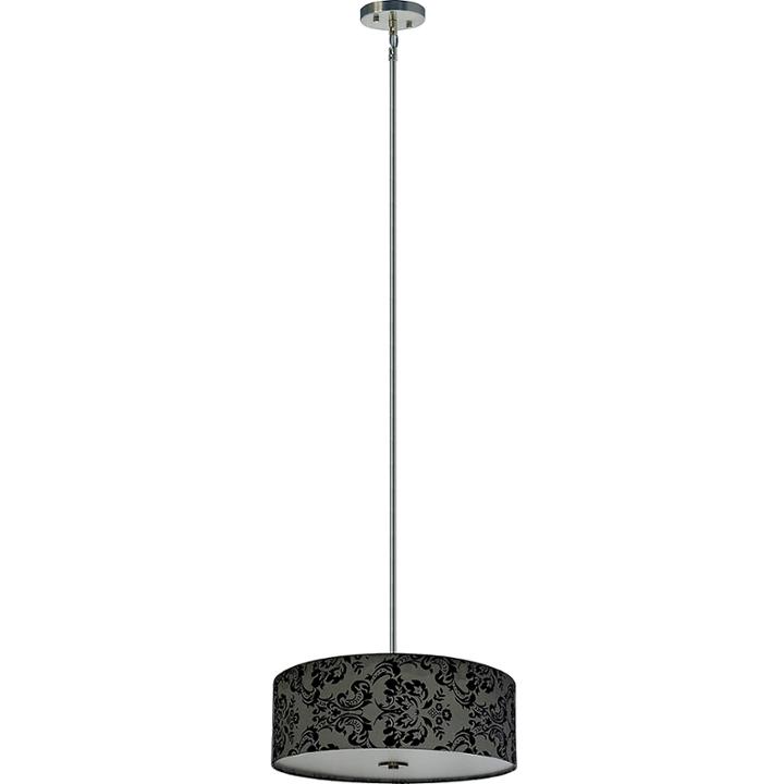 Modena 4-light Silver Chandelier