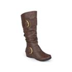 Journee Collection Paris Womens Slouch Riding Boots