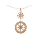 Monet Jewelry Womens Pink Pendant Necklace