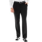 Dockers Black Flat-front Suit Pants