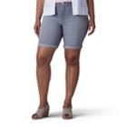 Lee Midrise Total Freedom Cocoa Denim Bermuda - Plus