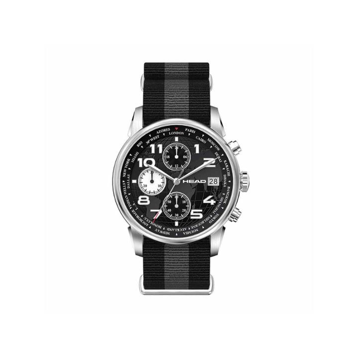Head Open Mens Two Tone Strap Watch-he-005-01