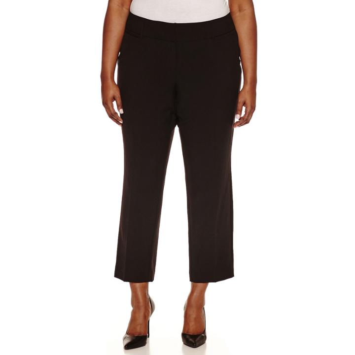 Worthington Curvy Fit Ankle Pants-plus