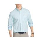 Izod Advantage Performance Long Sleeve Non Iron Stripe Button-front Shirt