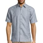 Havanera Short Sleeve Embroidered Button-front Shirt