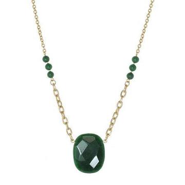 Rox By Alexa Dyed Jade Green Necklace