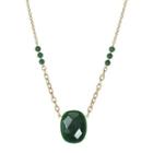 Rox By Alexa Dyed Jade Green Necklace