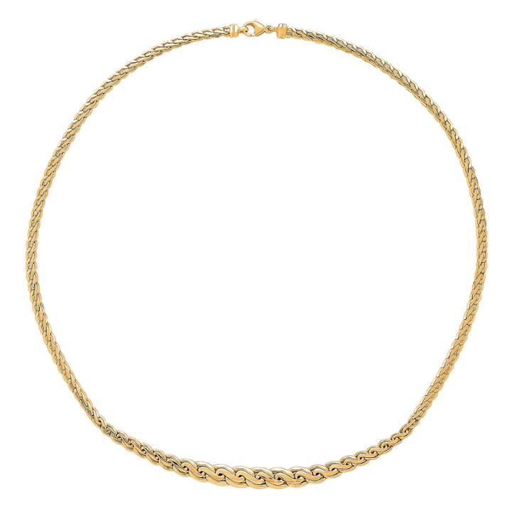 Womens 14k Gold Link Necklace