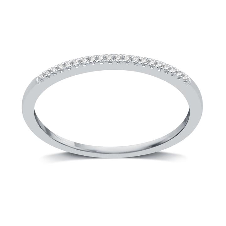 I Said Yes Womens Diamond Accent Genuine White Diamond Platinaire Wedding Band
