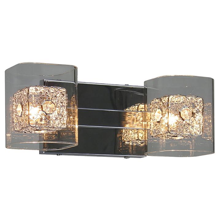 Cheryl 2-light Chrome Bath Vanity