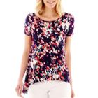 A.n.a Short-sleeve High-low Swing T-shirt