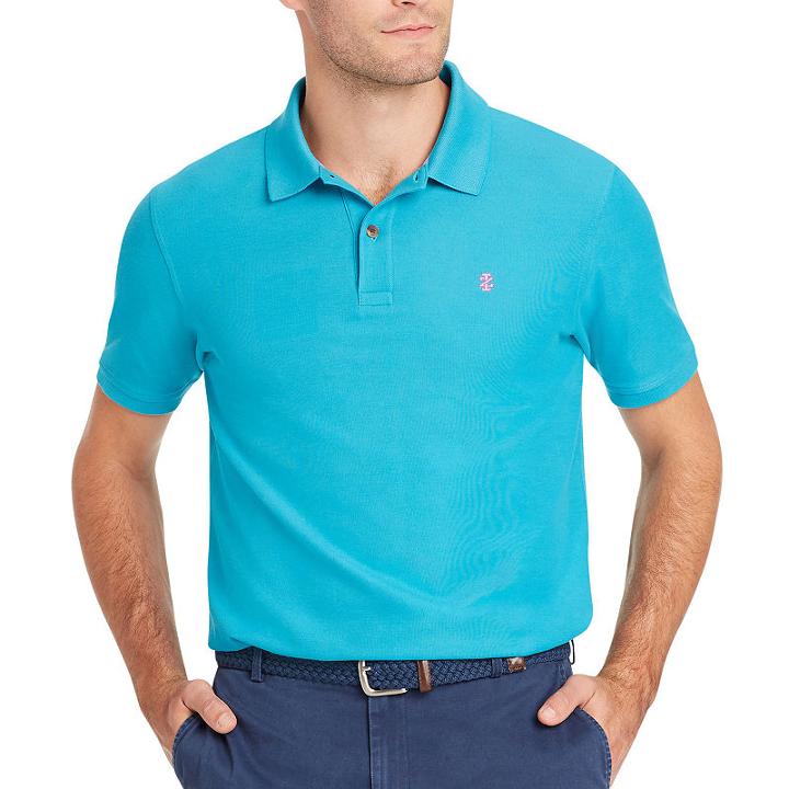 Izod Quick Dry Short Sleeve Pique Polo Shirt