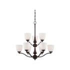 Filament Design 9-light Prairie Bronze Chandelier