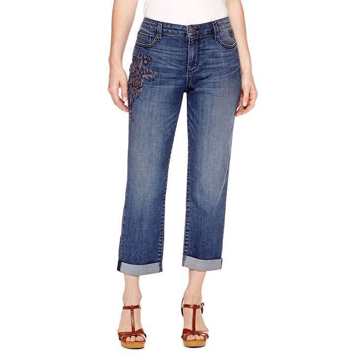 St. John's Bay Boyfriend Fit Jeans - Tall