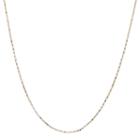 10k Yellow Gold Elongated 20 Box Chain Necklace