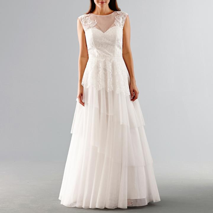 One By Eight Sleeveless Wedding Gown