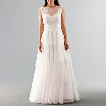 One By Eight Sleeveless Wedding Gown