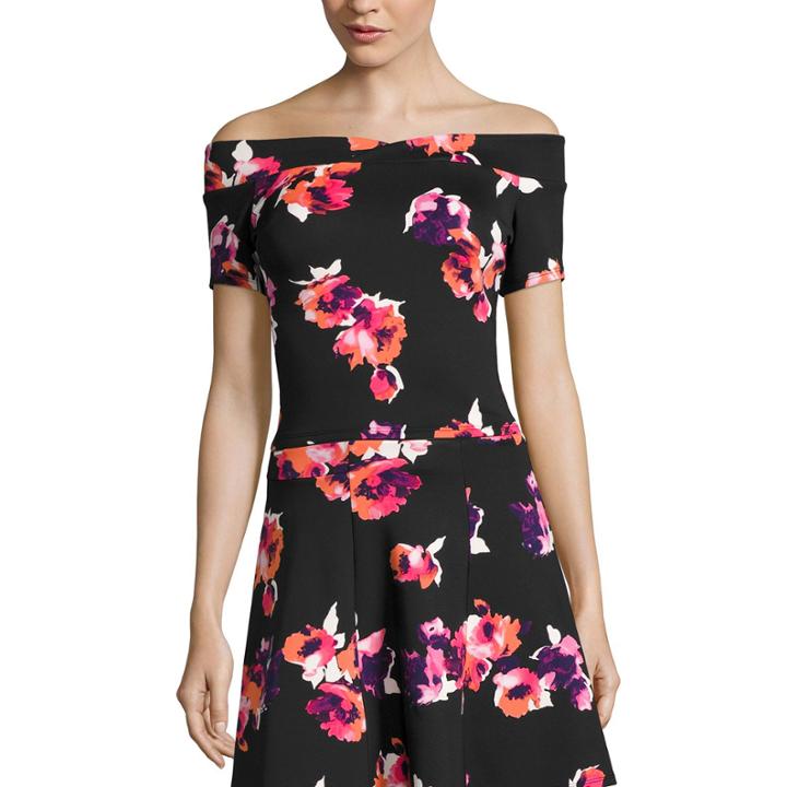 Decree Short-sleeve Off-the-shoulder Top - Juniors