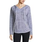 St. John's Bay Active Sweater Jersey Hoodie - Tall