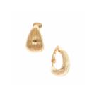 Gloria Vanderbilt Yellow Clip On Earrings