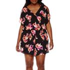 Decree Cold-shoulder Romper - Plus