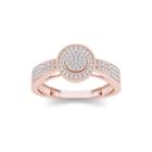 1/4 Ct. T.w. Diamond 10k Rose Gold Engagement Ring