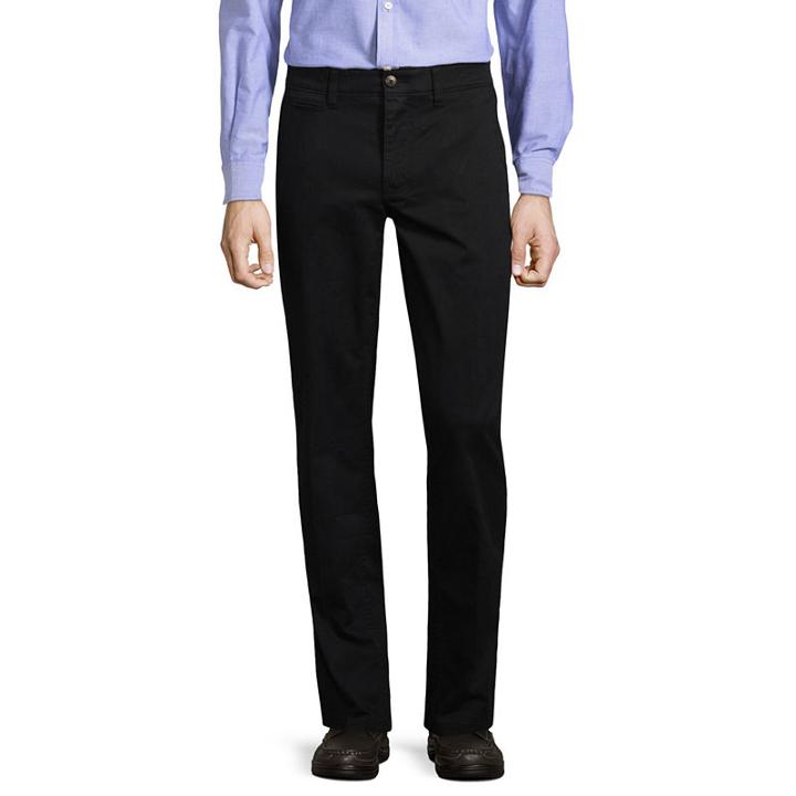 St. John's Bay Slim Fit Flat Front Pants