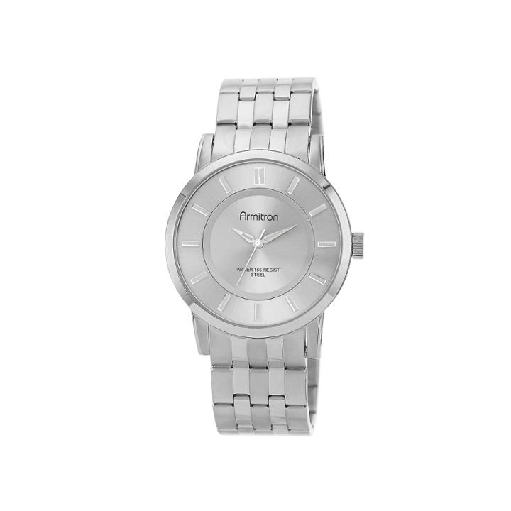 Armitron All Sport Mens Silver-tone Sunray Watch