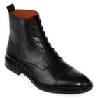 Stafford Gunner Mens Cap Toe Leather Boots