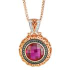 Limited Quantities Lab-created Ruby & Diamond-accent Pendant