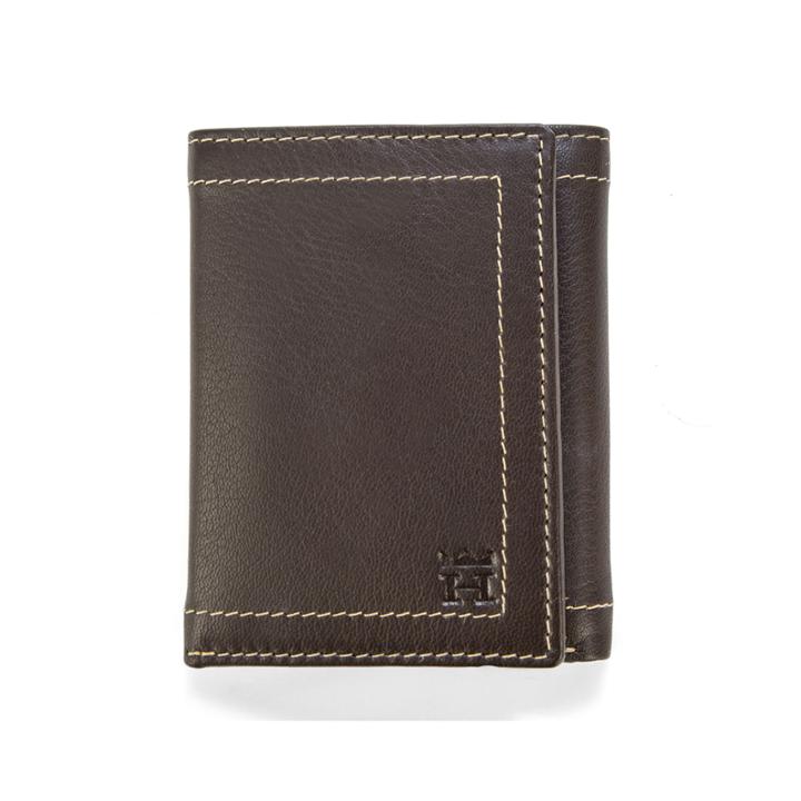Haggar Buckskin Trifold Leather Wallet