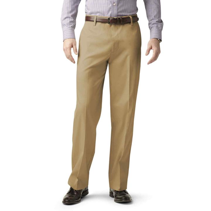 Dockers D4 Iron-free Relaxed-fit Flat-front Pants