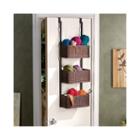 Sylvia Over-the-door 3-basket Craft Storage Rack