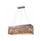 Warehouse Of Tiffany Layla 8-light Rectangular Chrome Crystal 24-inch Pendant