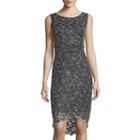 Blue Sage Jump Sleeveless Lace Sheath Dress