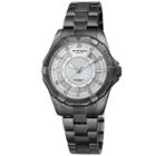 Akribos Xxiv Womens Silver Tone Strap Watch-a-1006gn