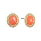 Monet Jewelry Orange 22mm Stud Earrings