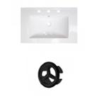 24-in. W 3h8-in. Ceramic Top Set In White Color