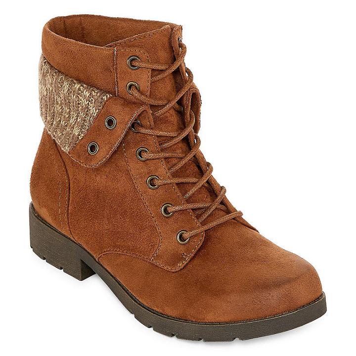 Arizona Yates Womens Lace Up Boots Wide