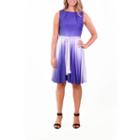 Nina Leonard Circle Dress In Ombre