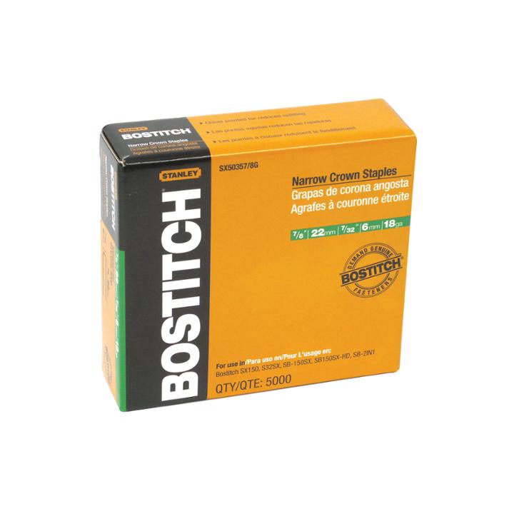 Bostitch Stanley Sx50357/8g 7/8 Galvanized Staples 5:000 Count