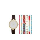 Arizona Womens Brown 7-pc. Watch Boxed Set-fmdarz156