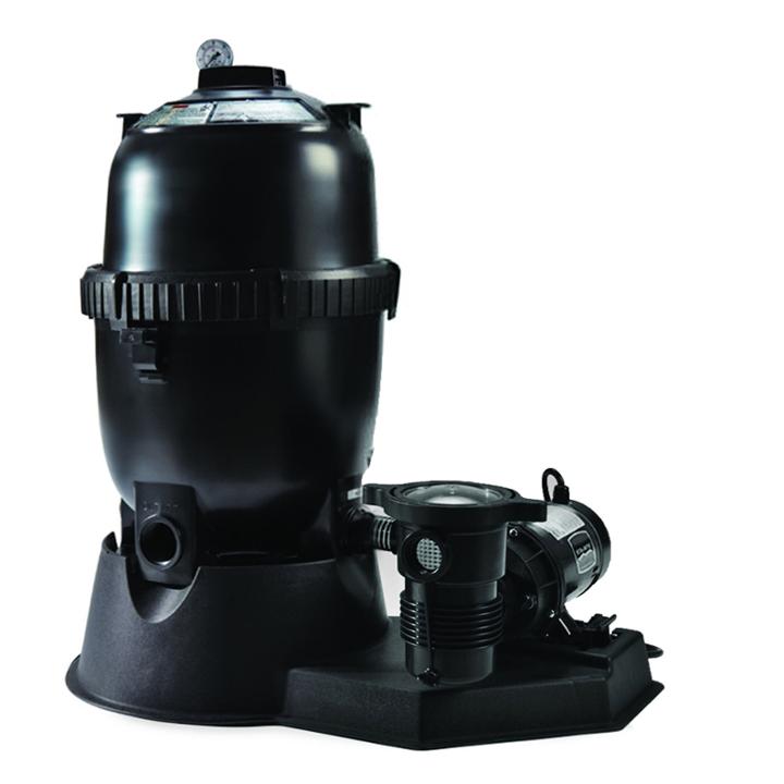 Pentair Sta-rite 100 Sq-ft Mod Media Filter System With 1 Hp Pump For Above Ground Pools
