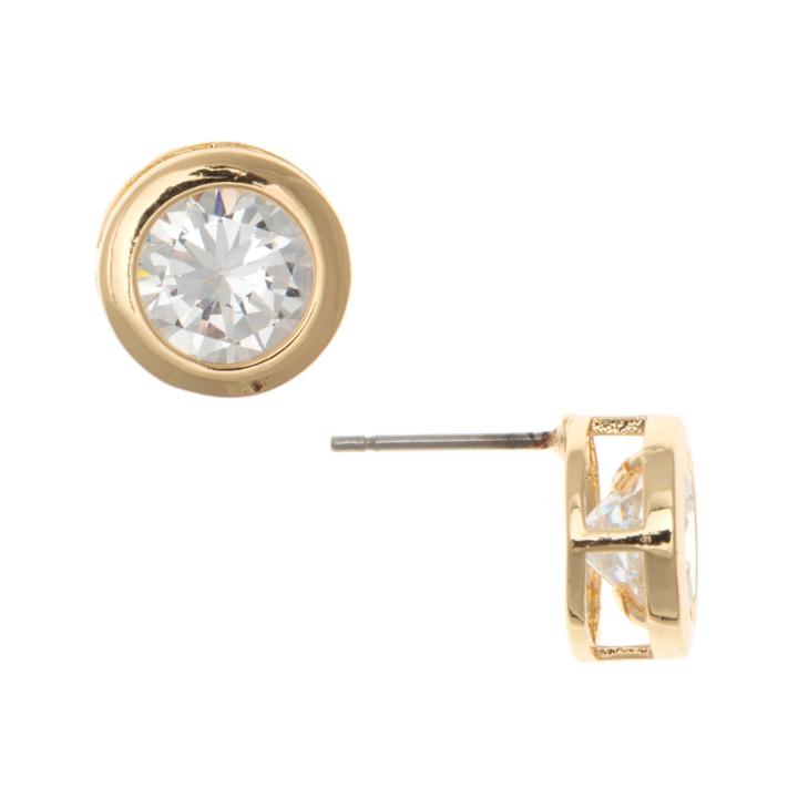 Gloria Vanderbilt Clear Stud Earrings