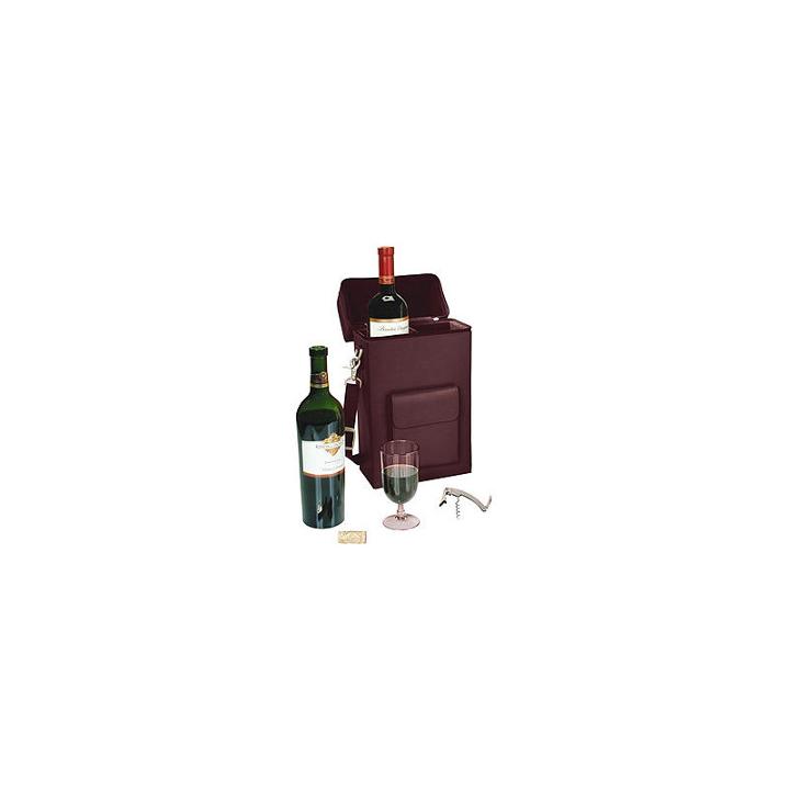 Royce Leather Connoisseur Leather Wine Carrier